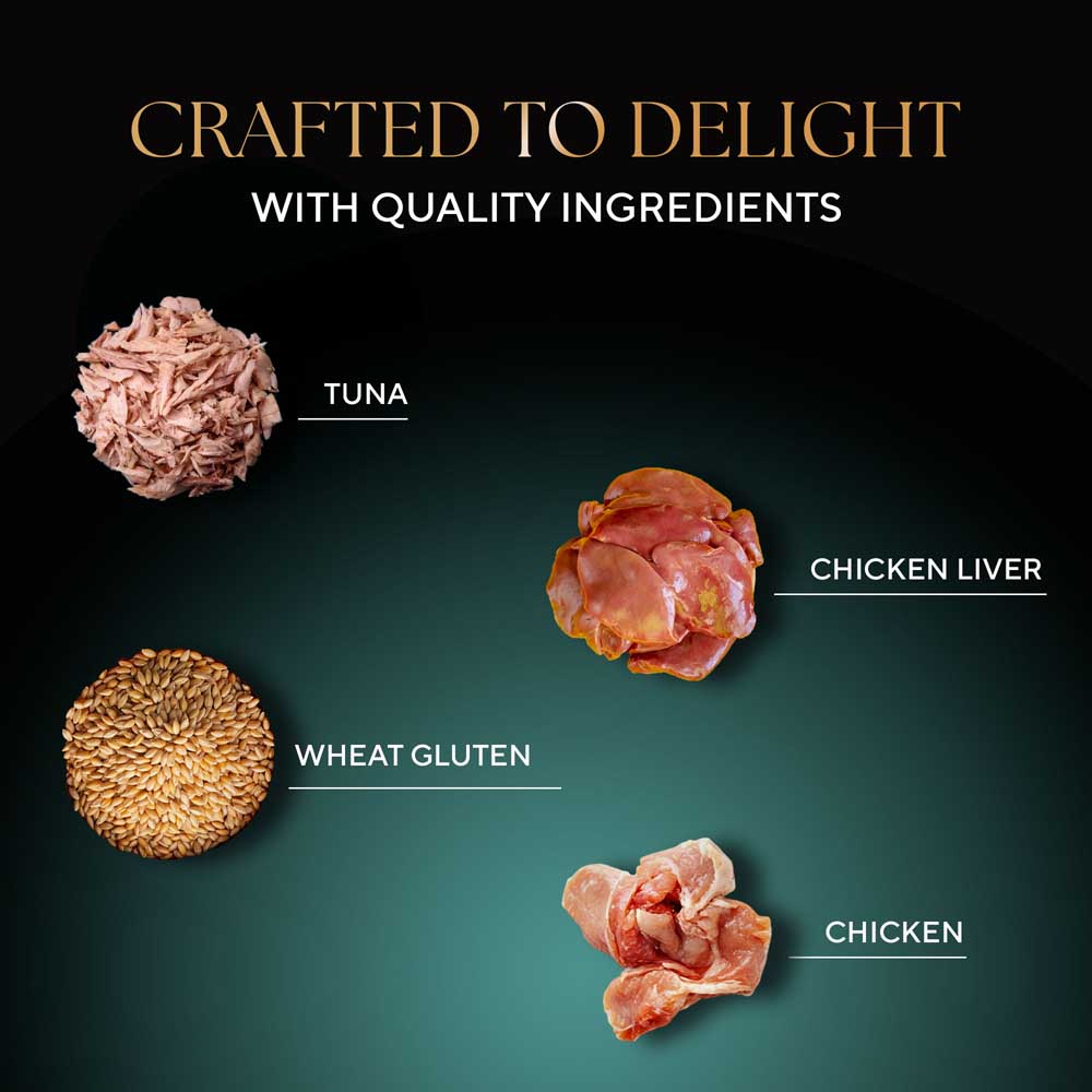 Sheba Chicken With Tuna In Gravy Rich Premium Adult Fine Cat Wet Food image 9