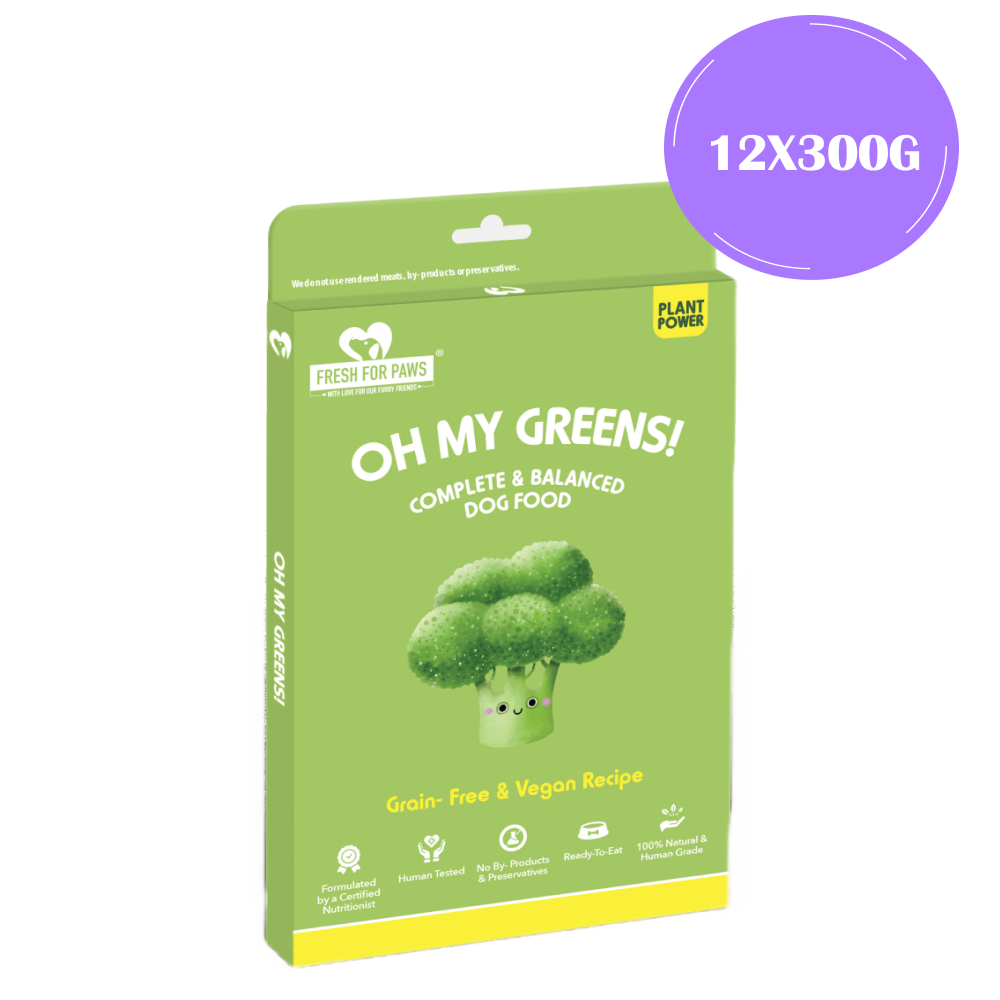 Fresh For Paws Oh My Greens Dog Wet Food (300g) image 10