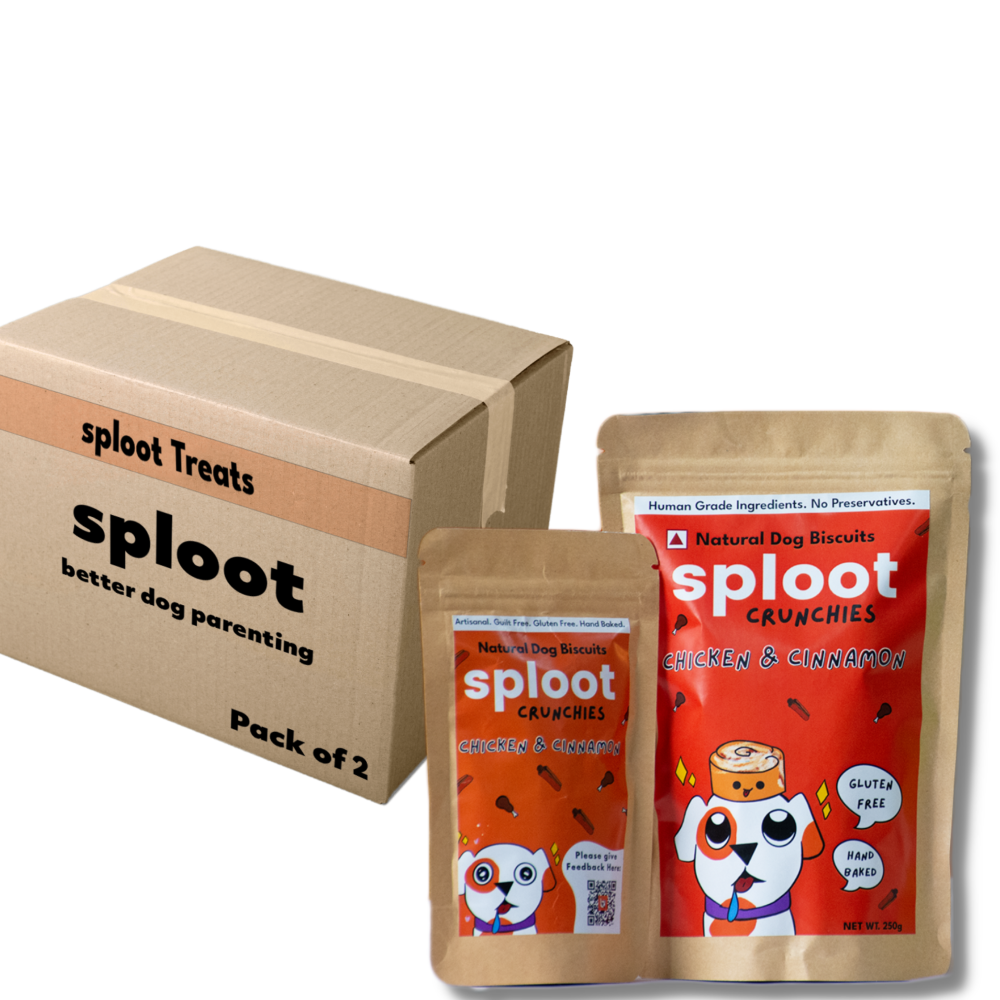 Sploot Crunchies Chicken and Cinnamon 100% Human Grade Biscuits Dog Treats image 9