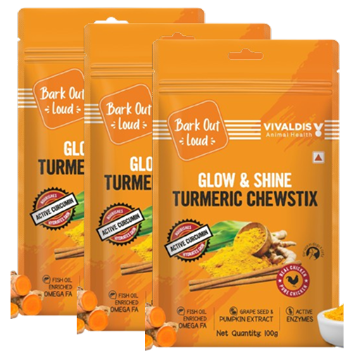 Bark Out Loud Glow and Shine Turmeric Chew Stix for Dogs and Cats image 8