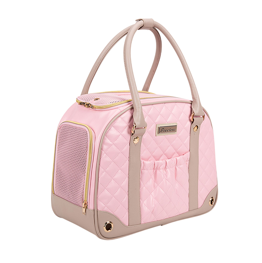 Truelove Chic Pet Travel Handbag for Dogs and Cats (Pink)