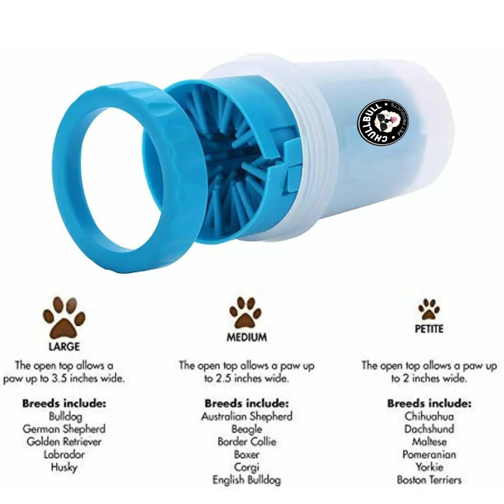 Chullbull Paw Cleaner for Dogs and Cats (Blue) image 2