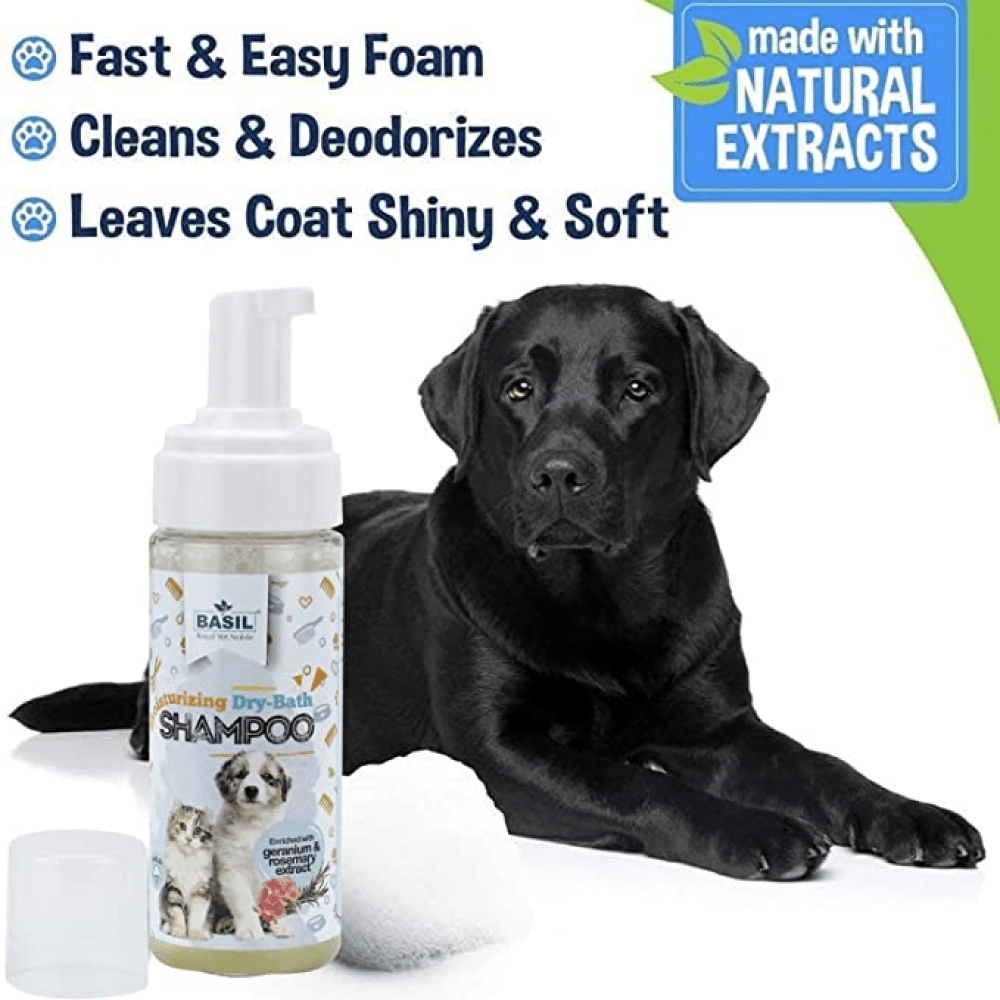 Basil Rosemary & Geranium Dry Dog Shampoo image 3