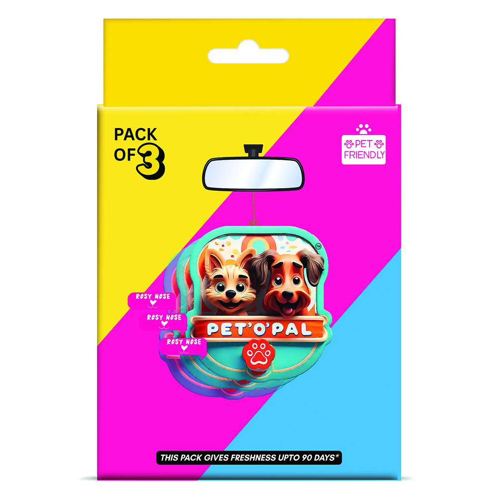 PET’O’PAL Rosy Nose Pet Safe Hanging Air Freshener for Car, Home & Pet Spaces image 3