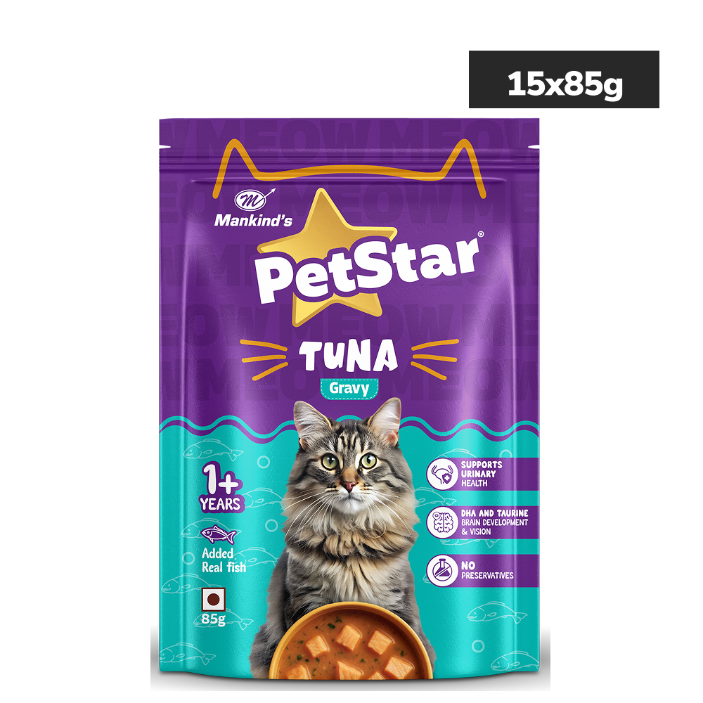 Mankind Petstar Tuna Gravy Adult Cat Wet Food image 4