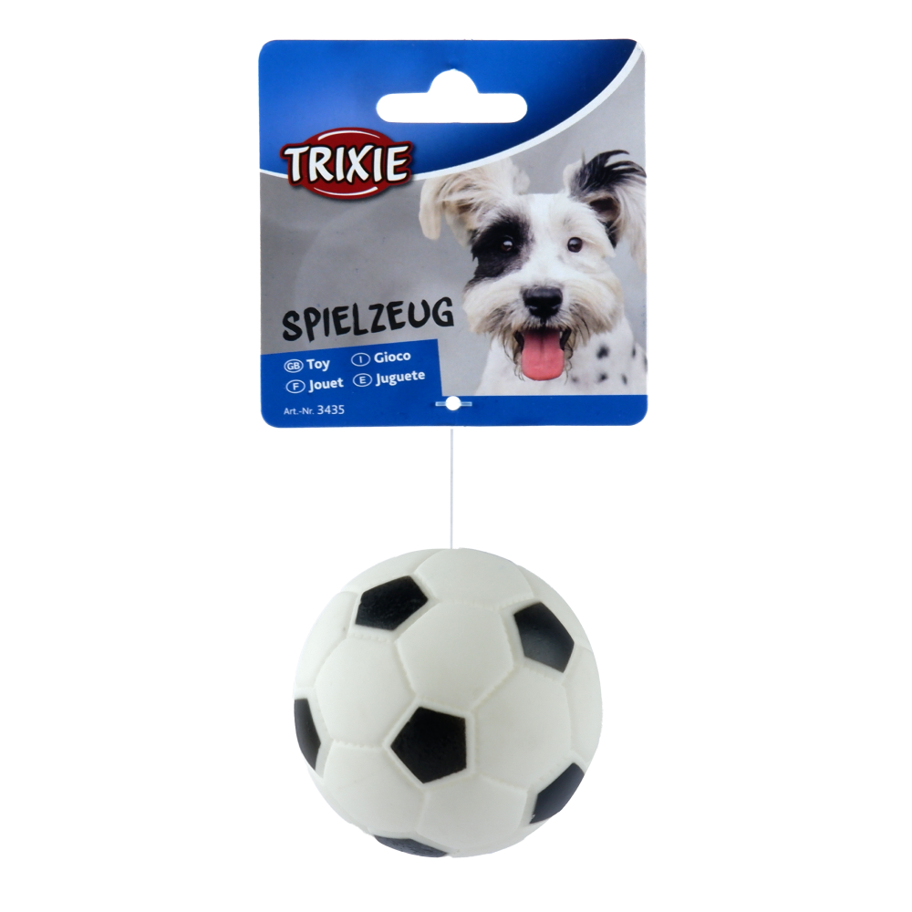 Trixie Football Viny Squeaky Chew Toy for Dogs image 3