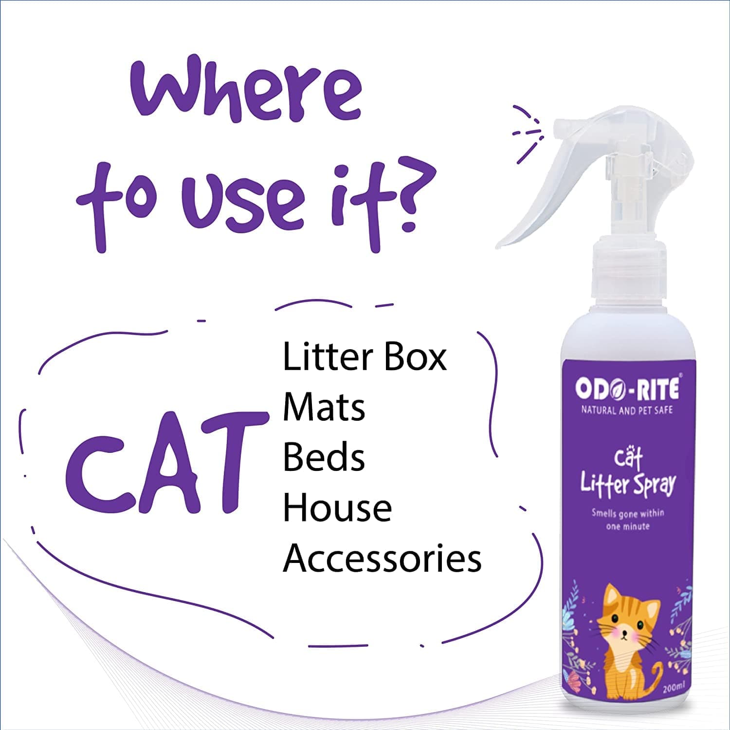 Odo Rite Cat Litter Spray image 3