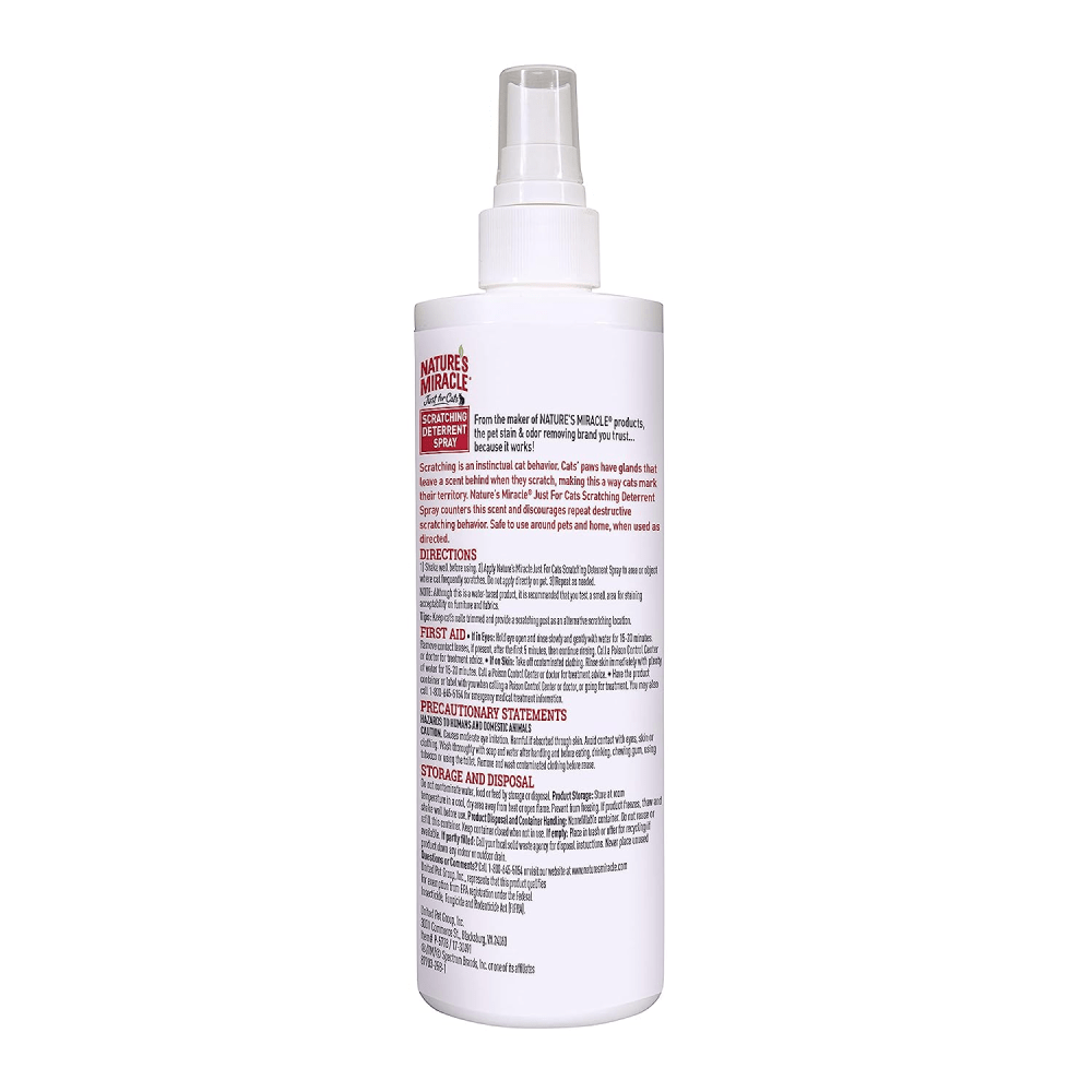 Natures Miracle Scratching Deter Spray for Cats image 2