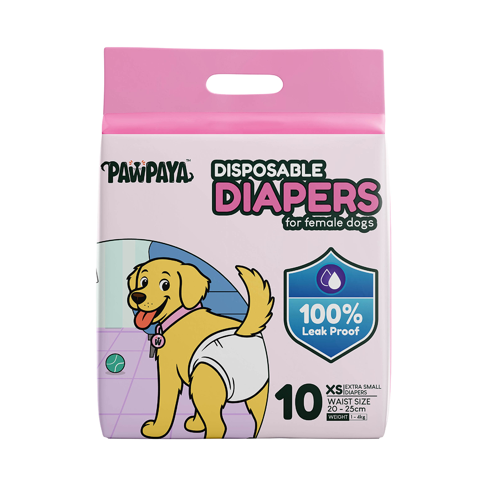 Pawpaya 100% Leak Proof Disposable Diapers for Female Dogs