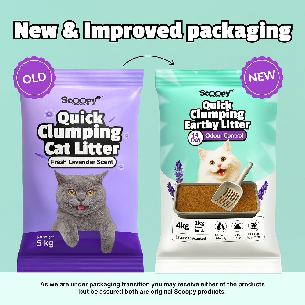 Scoopy Cat Litter | Lavender Scented | 100% Natural Indian Brown Sand