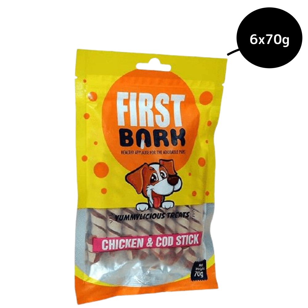 First Bark Chicken Cod Stick Dog Treats image 2