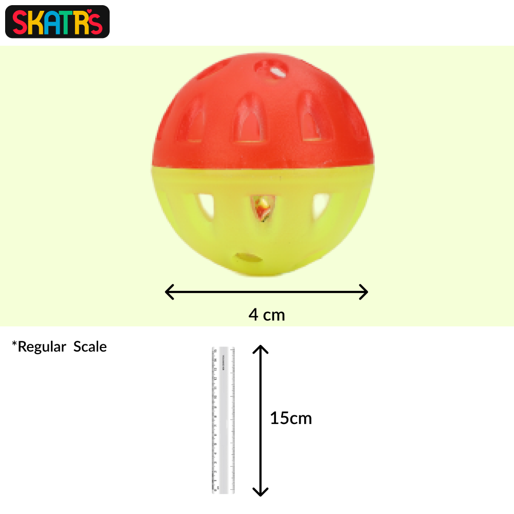 Skatrs Bell Round Toy for Cats (Pack of 2) image 4