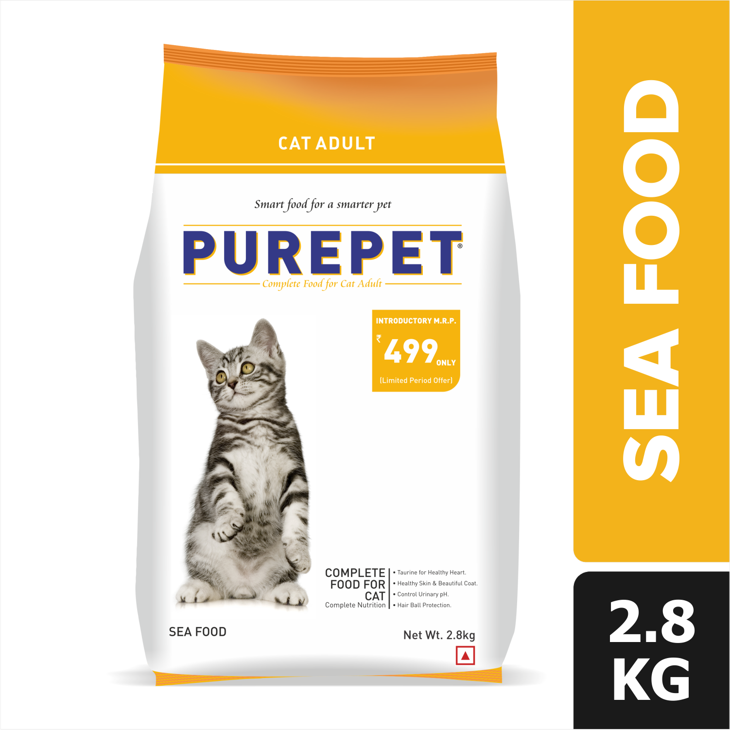 Purepet Seafood Adult Cat Dry Food image 8