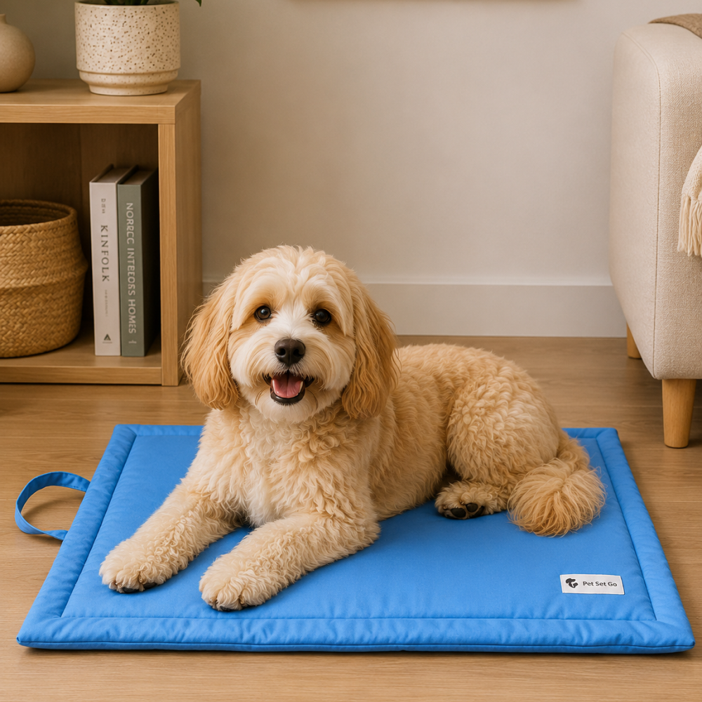 Pet Set Go Coloured Mat for Dogs (Blue) image 1
