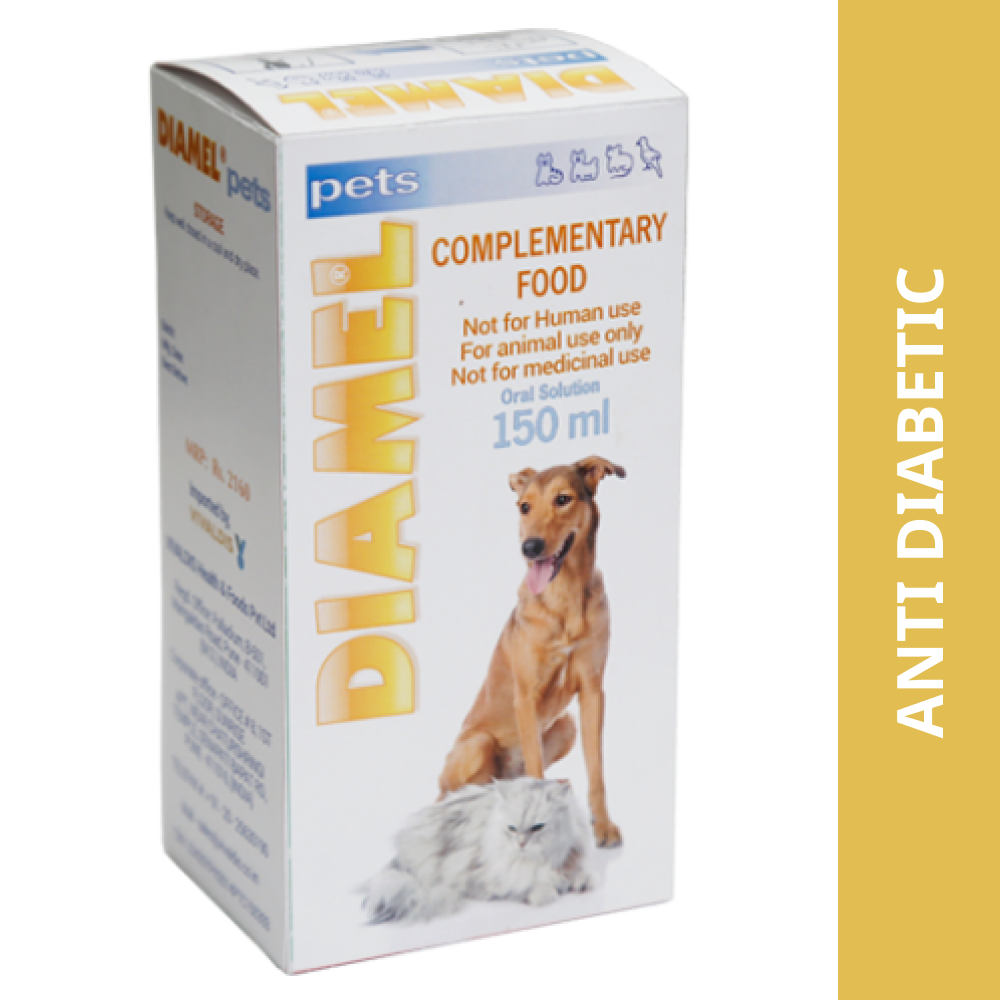 Vivaldis Diamel Syrup (150ml) for Diabetes in Dogs and Cats