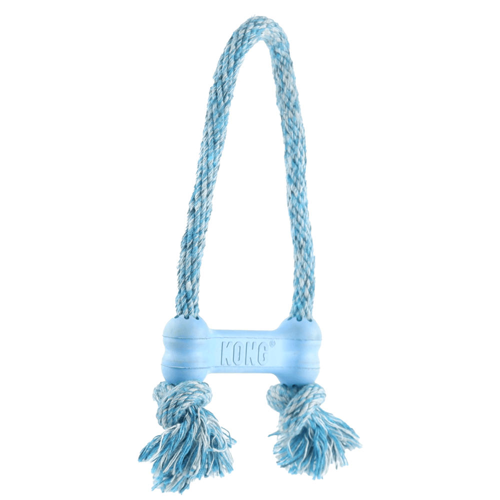 Kong Puppy Goodie Bone Toy with Rope for Dogs image 2