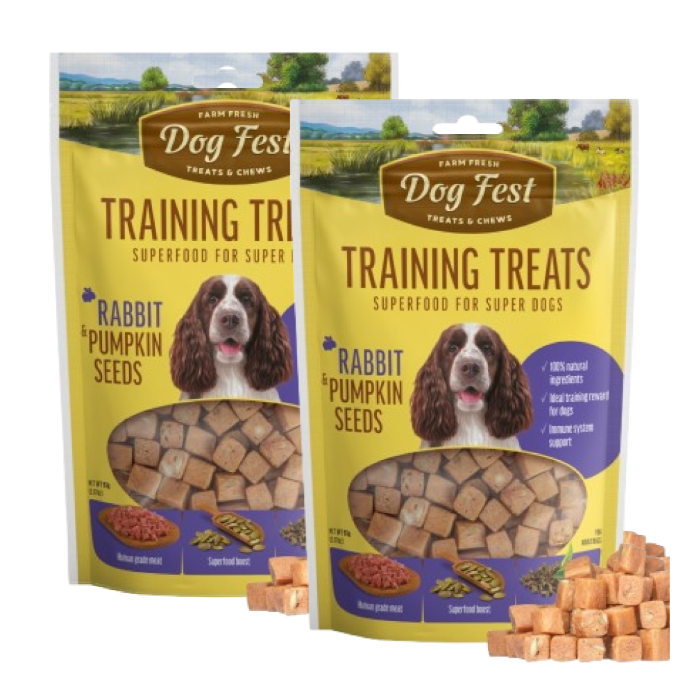 Dogfest Rabbit & Pumpkin Seeds Training Dog Treats image 7