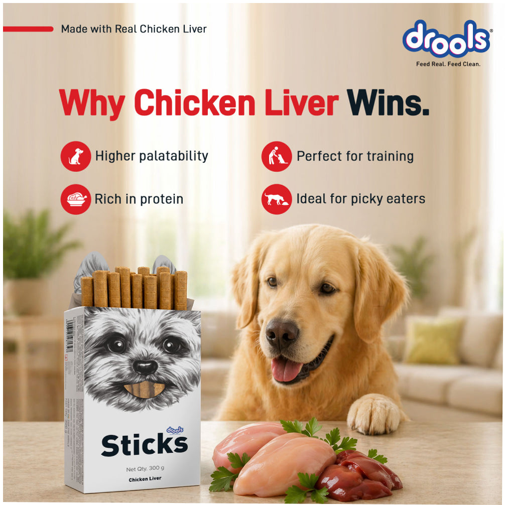Drools Chicken Liver Sticks Dog treats image 2