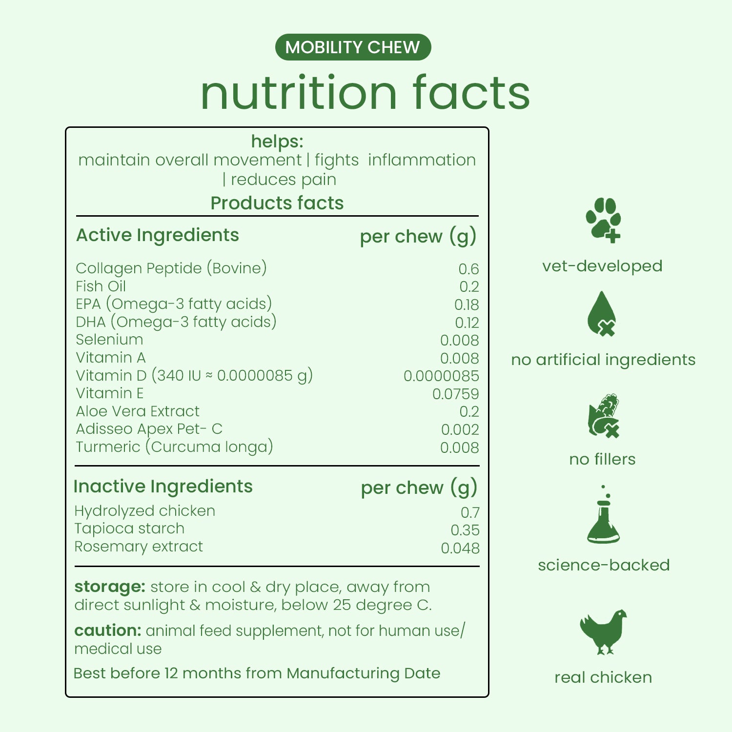 Nootie+ Joint & Bone Mobility Chews Supplement for Dogs image 7