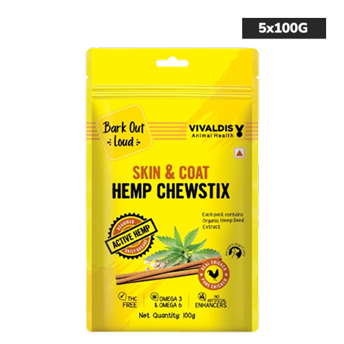 Bark Out Loud Skin & Coat Hemp Chew Stix for Dogs and Cats image 9