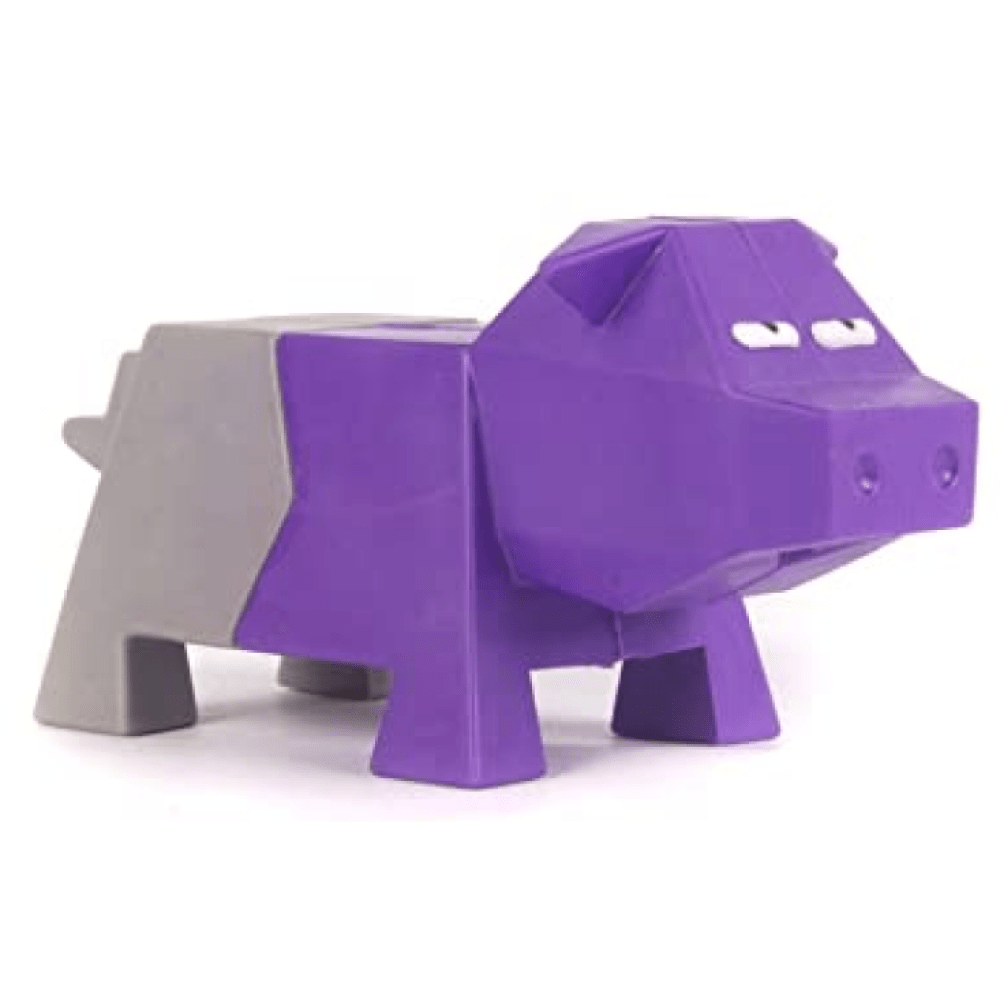 Barkbutler x Fofos Comic Farm Pig Toy & Football Chew Toy for Dogs (Pack of 2)