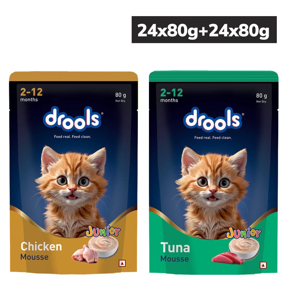 Drools Chicken ands Tuna Mousse Combo Kitten Cat Wet Food