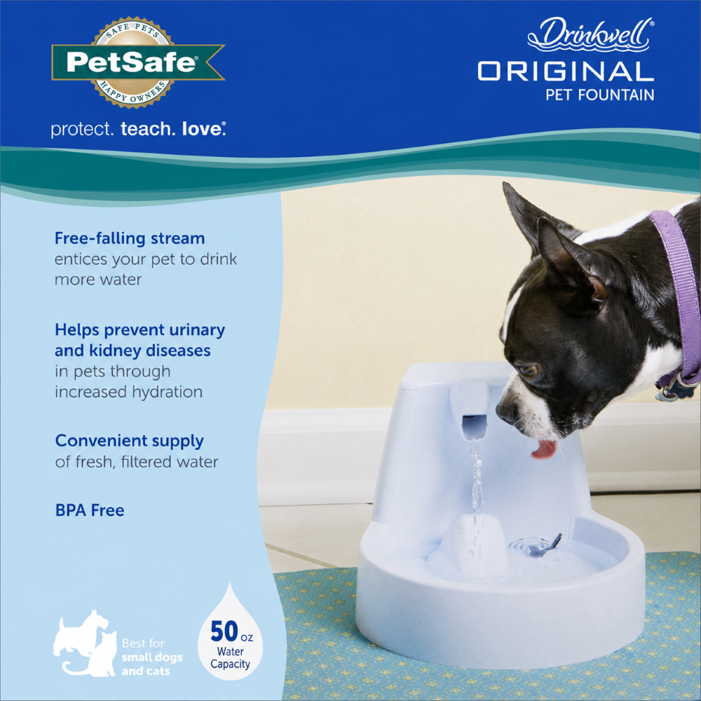 PetSafe Drinkwell Original Pet Fountain for Dogs and Cats image 2