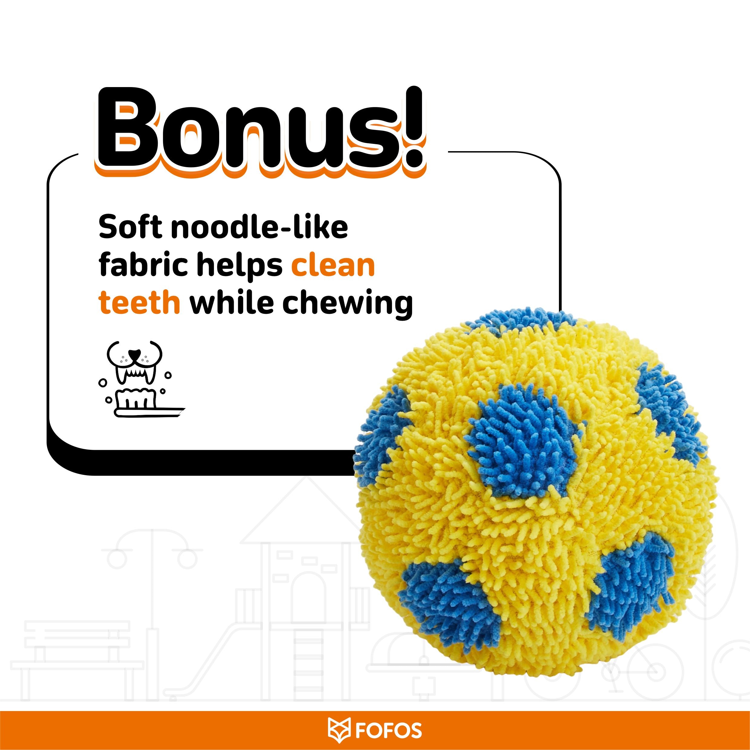 Fofos Football Shaped Sports Toy for Dogs image 5