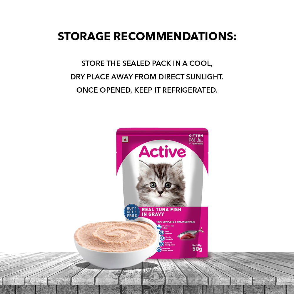 Active Real Tuna Fish in Gravy Kitten Cat Wet Food (Buy 1 Get 1) image 7
