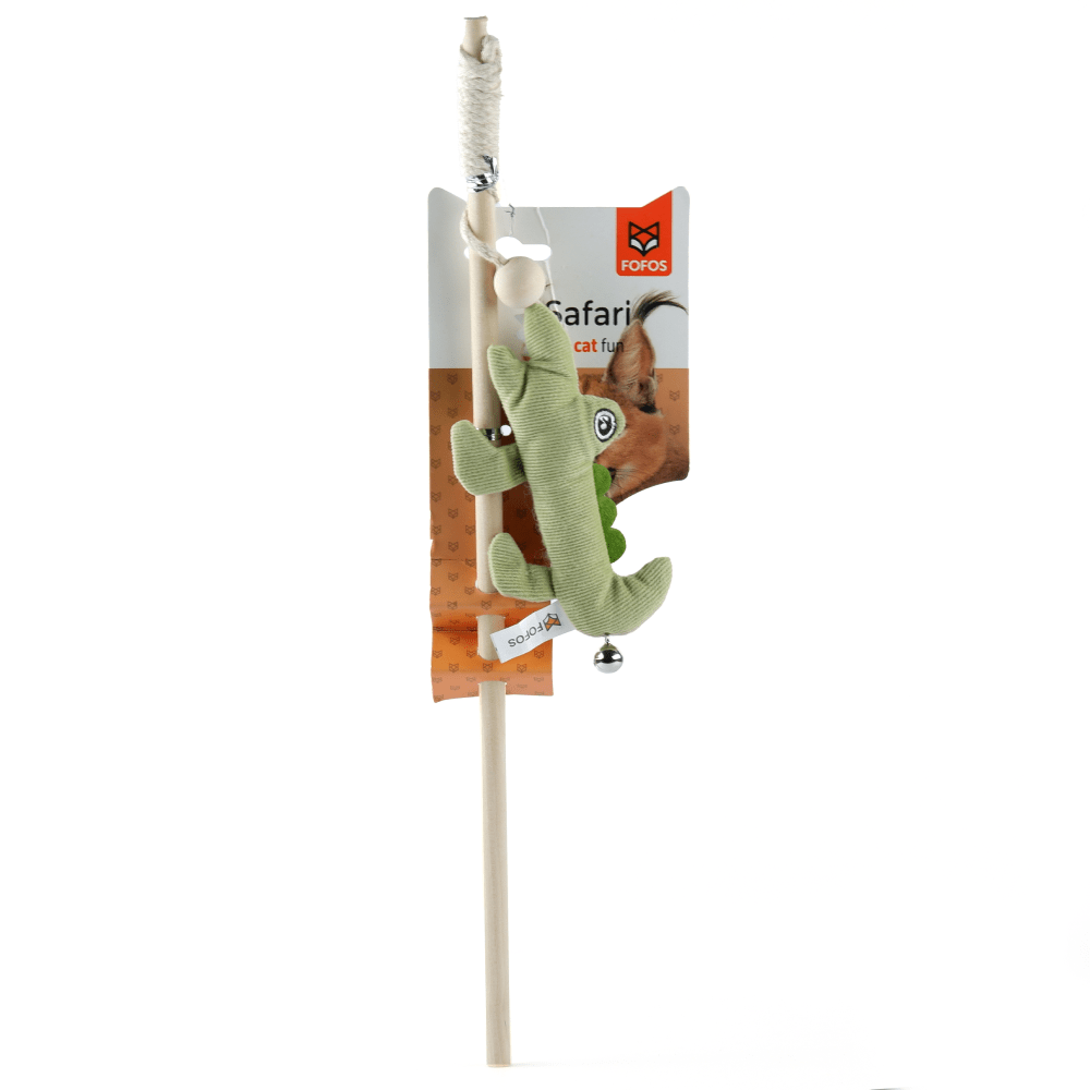 Barkbutler x Fofos Wand Crocodile Toy for Cats image 4
