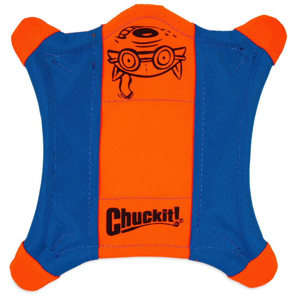 Chuckit! Flying Squirrel Toy for Dogs (Orange & Blue) image 3