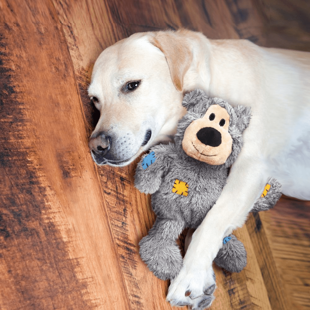 Kong Wild Knots Bear Toy for Dogs (White) image 3