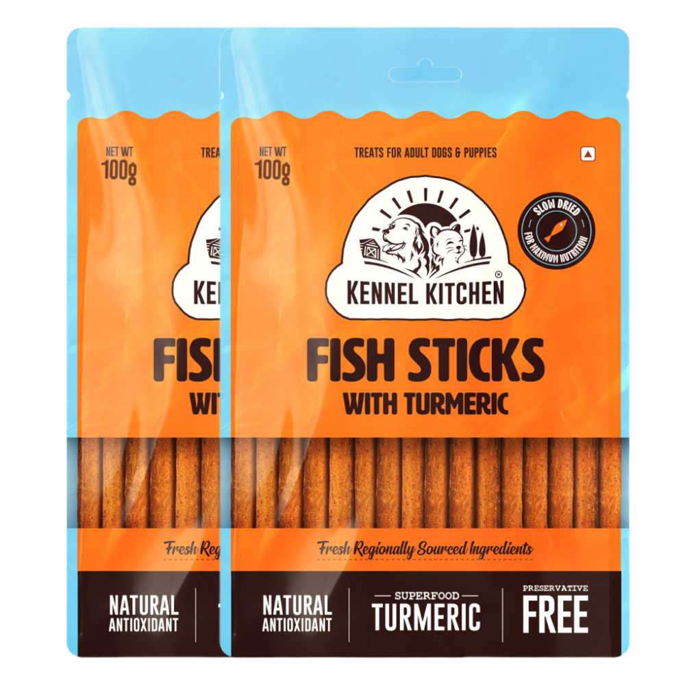 Kennel Kitchen Fish Sticks with Turmeric Dog Treats image 8