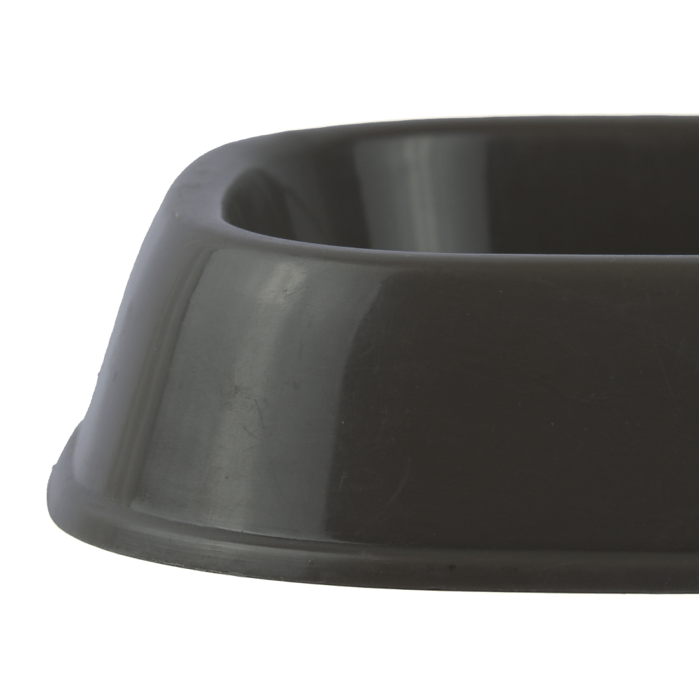 M Pets Plastic Single Bowl for Cats (Grey) image 5