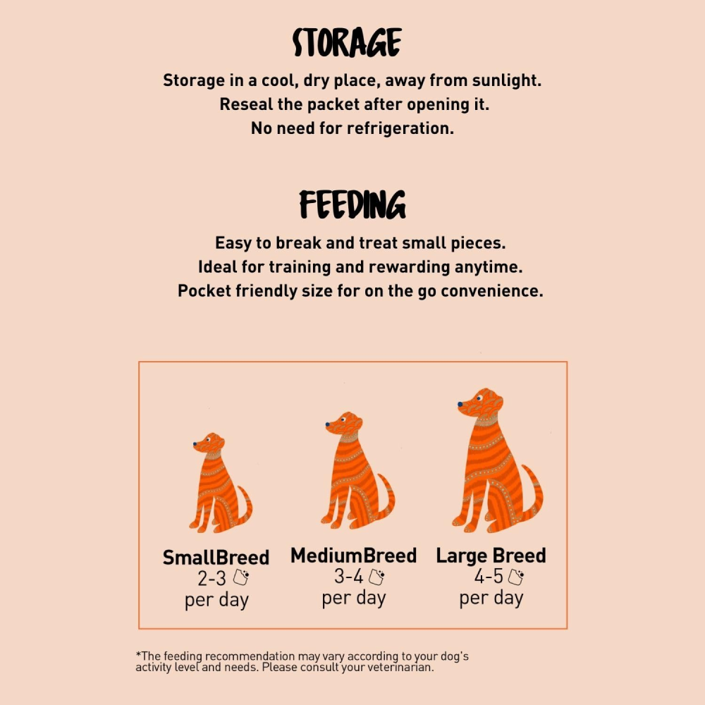 Homiee & Ginger Air Dried Grain Free Chicken, Mutton and Fish Jerky Bar Dog Treats Combo image 7
