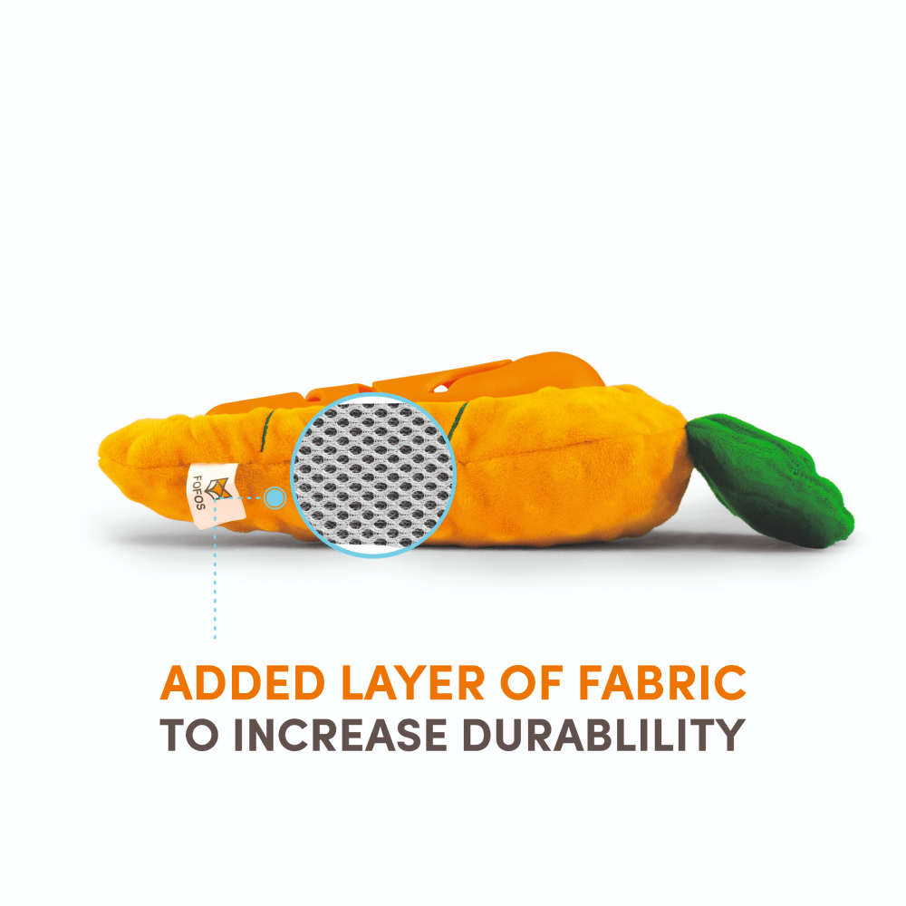 Barkbutler x Fofos Carrot Treat Toy for Dogs (Orange) image 5