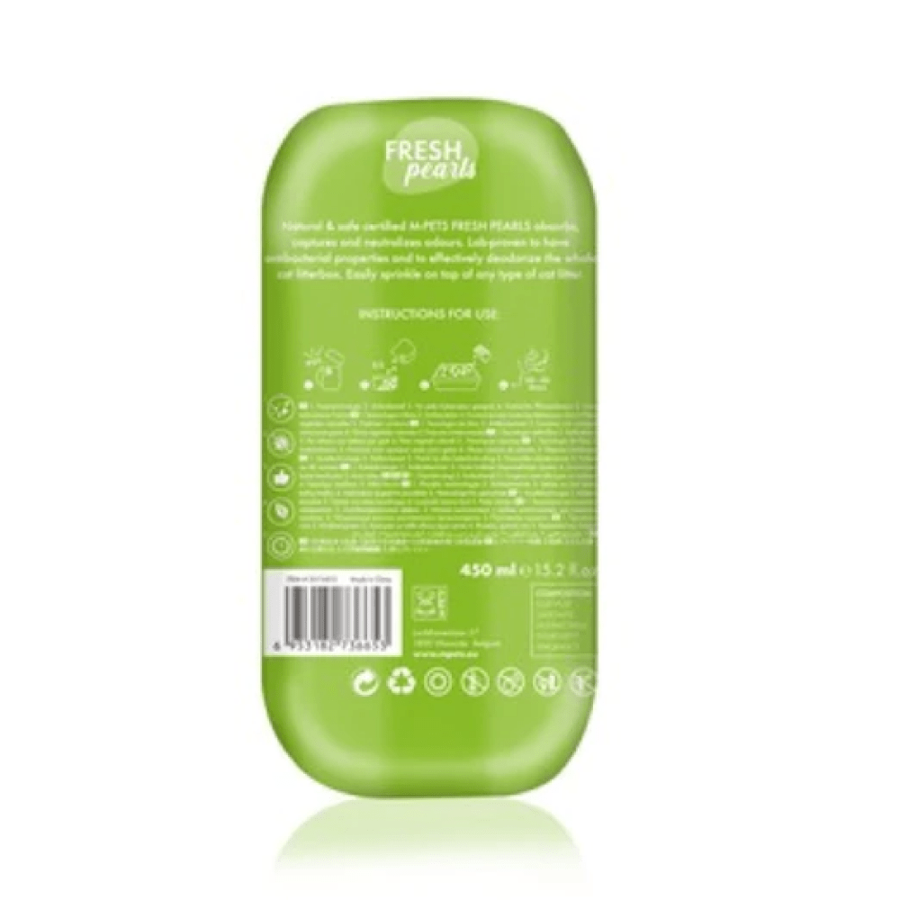 M Pets Fresh Pearls Natural Cat Litter Deodoriser (Grass) image 2