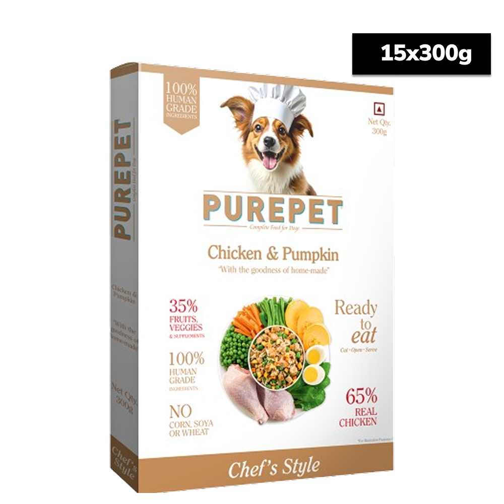 Purepet Chicken and Pumpkin Fresh Food for Dogs