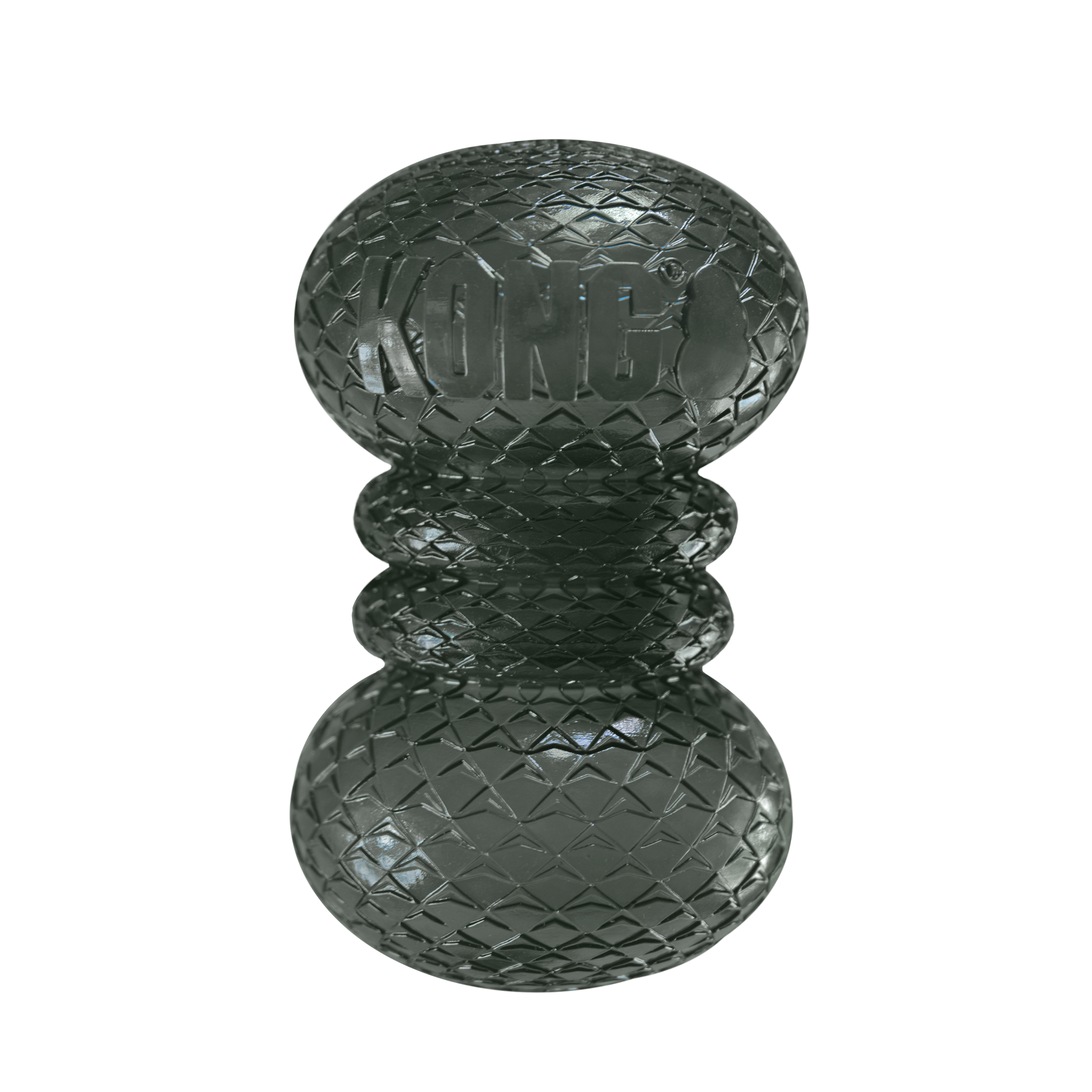Kong DuraMax Dumbbell Toy for Dogs (Black Transparent)