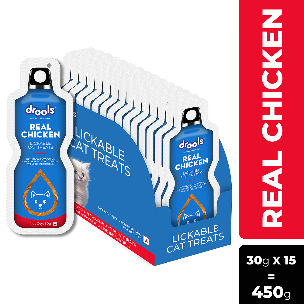 Drools Real Chicken Creamy Lickable Cat Treats