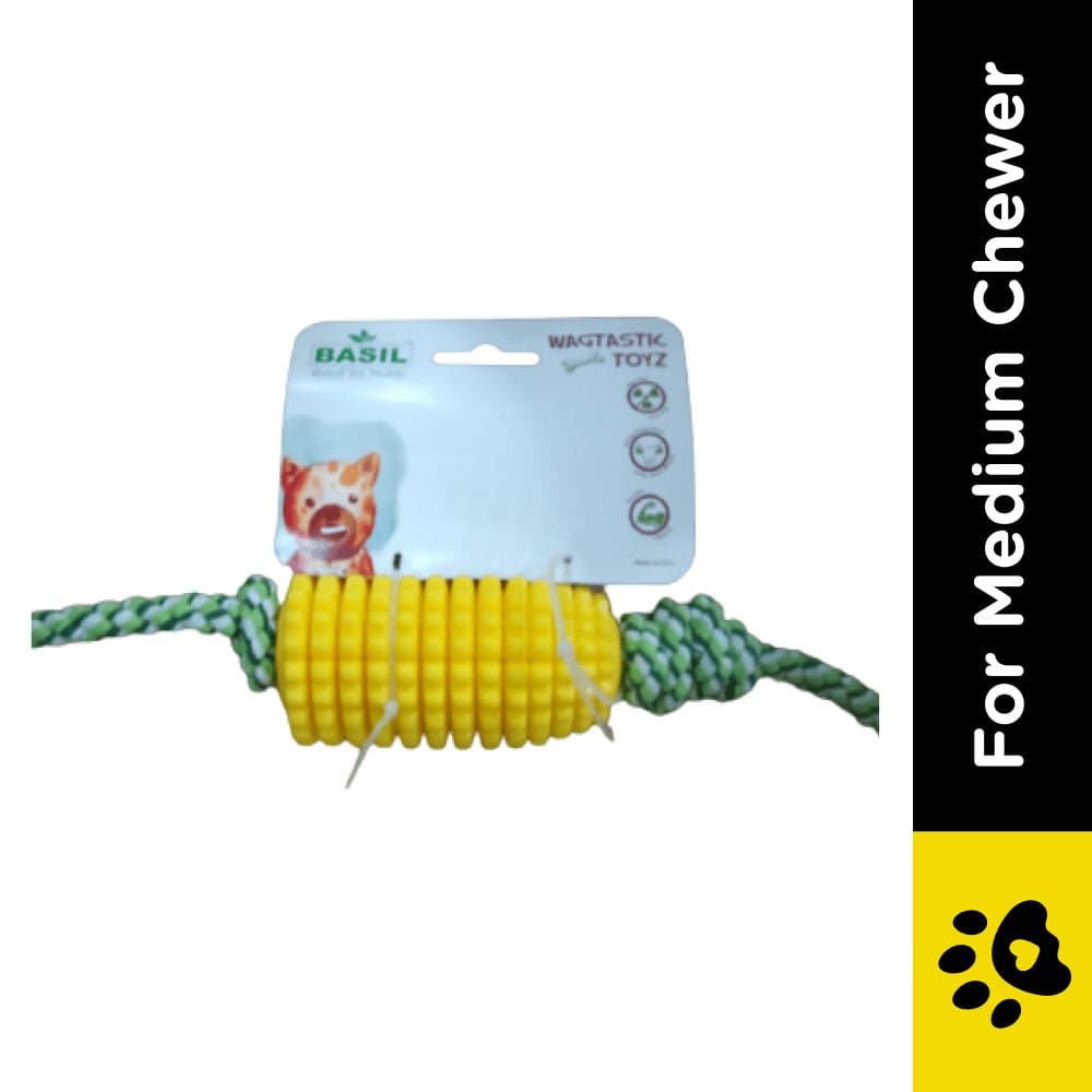 Basil Corn with Rope Toy for Dogs image 2