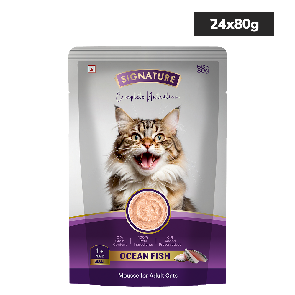 Signature Grain Zero Ocean Fish Mousse Adult Cat Wet Food image 6