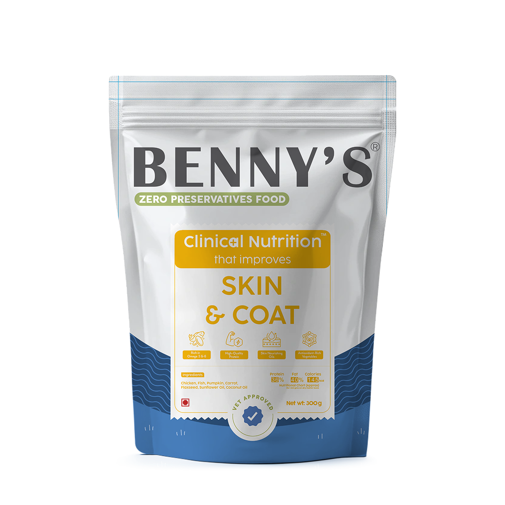 Benny's Bowl Clinical Nutrition for Healthy Skin and Coat Dog Wet Food