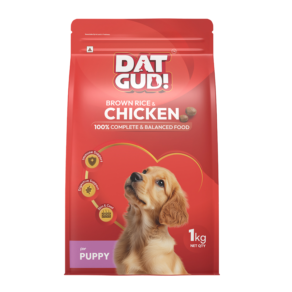 DatGud Chicken & Brown Rice Puppy Dog Dry Food