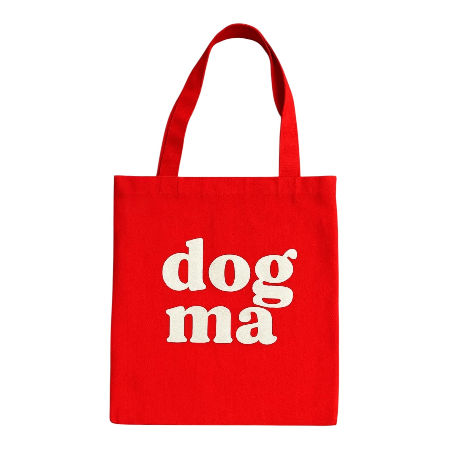 Talking Dog Club Dog Ma Carry All Tote Bag for Women (Red)