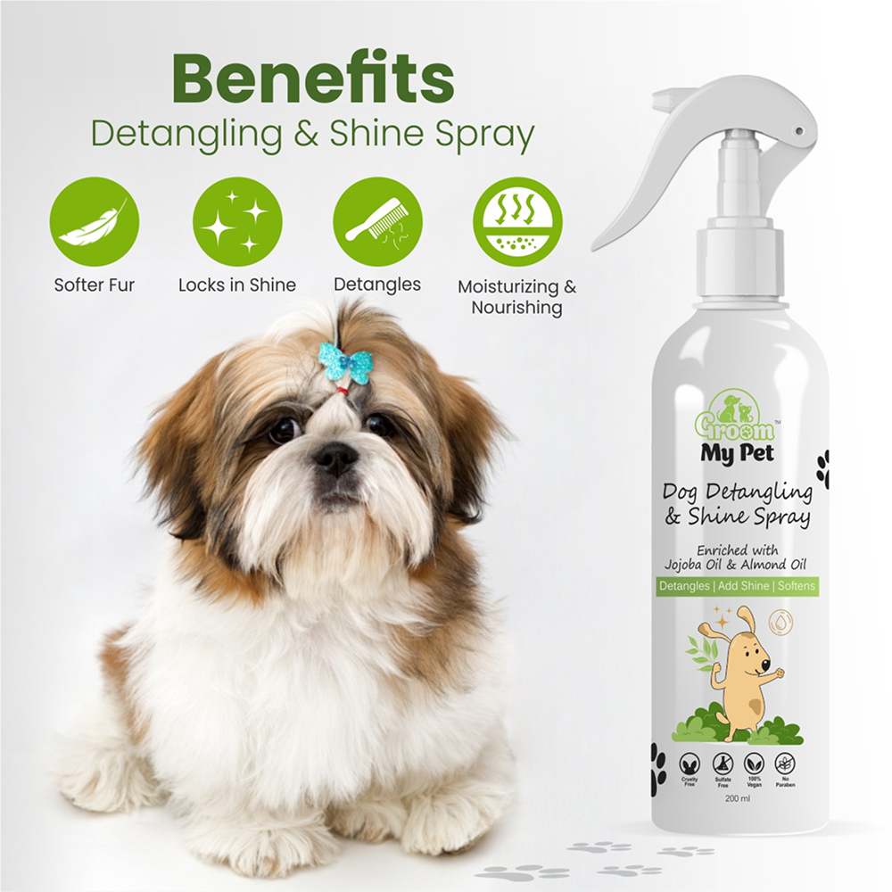 Groom My Pet Detangling and Shine Spray for Dogs image 2