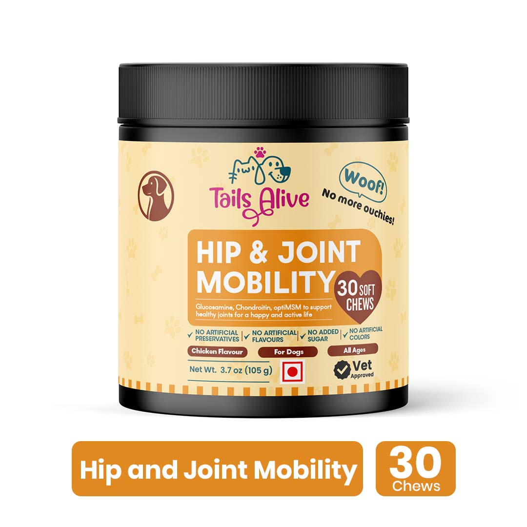 TailsAlive Hip & Joint Chicken Flavor Soft Chews Supplements for Dogs