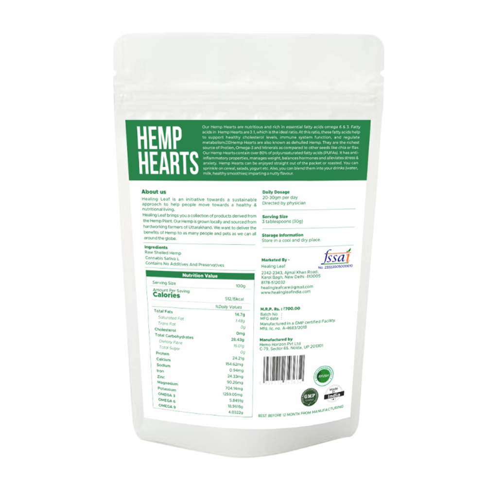 Healing Leaf Hemp Hearts for Dogs and Cats image 2