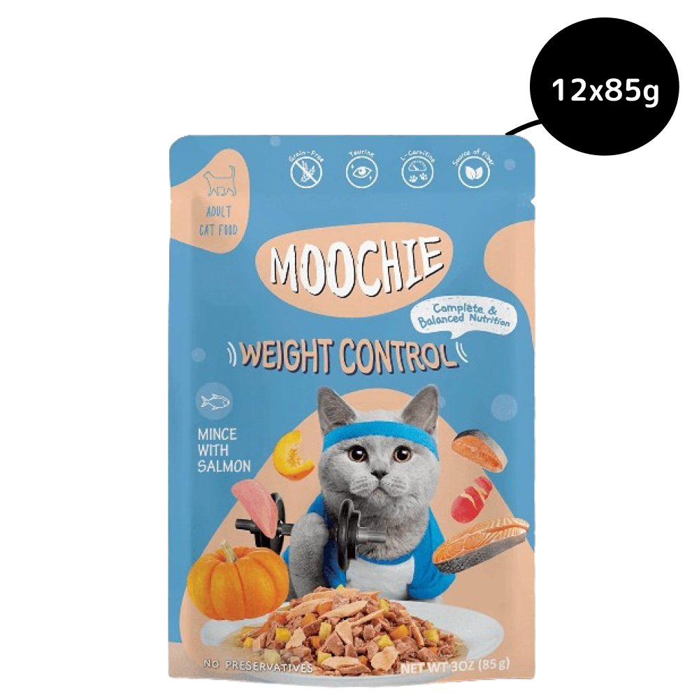 Moochie Salmon Grain Free Weight Control Cat Wet Food image 5