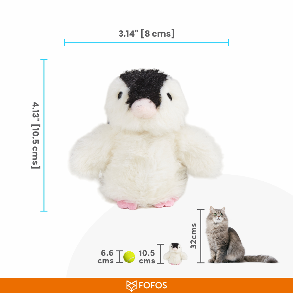 Barkbutler x Fofos Swinging Penguin Interactive Toy for Cats (White/Black) image 5